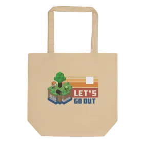 Minecraft Let's Go Out Tote Bag