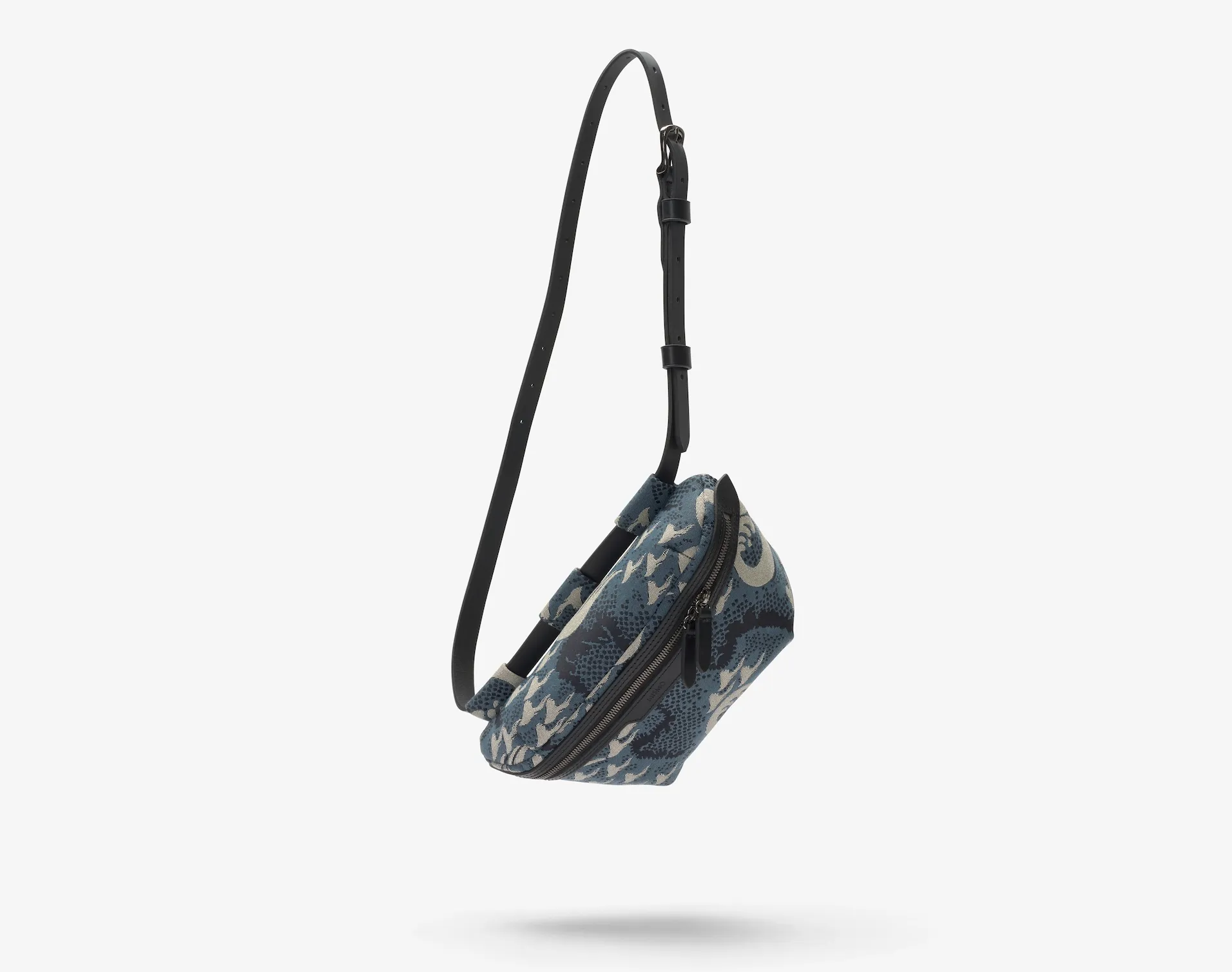 M/S Belt Bag - Ocean Jacquard/Black