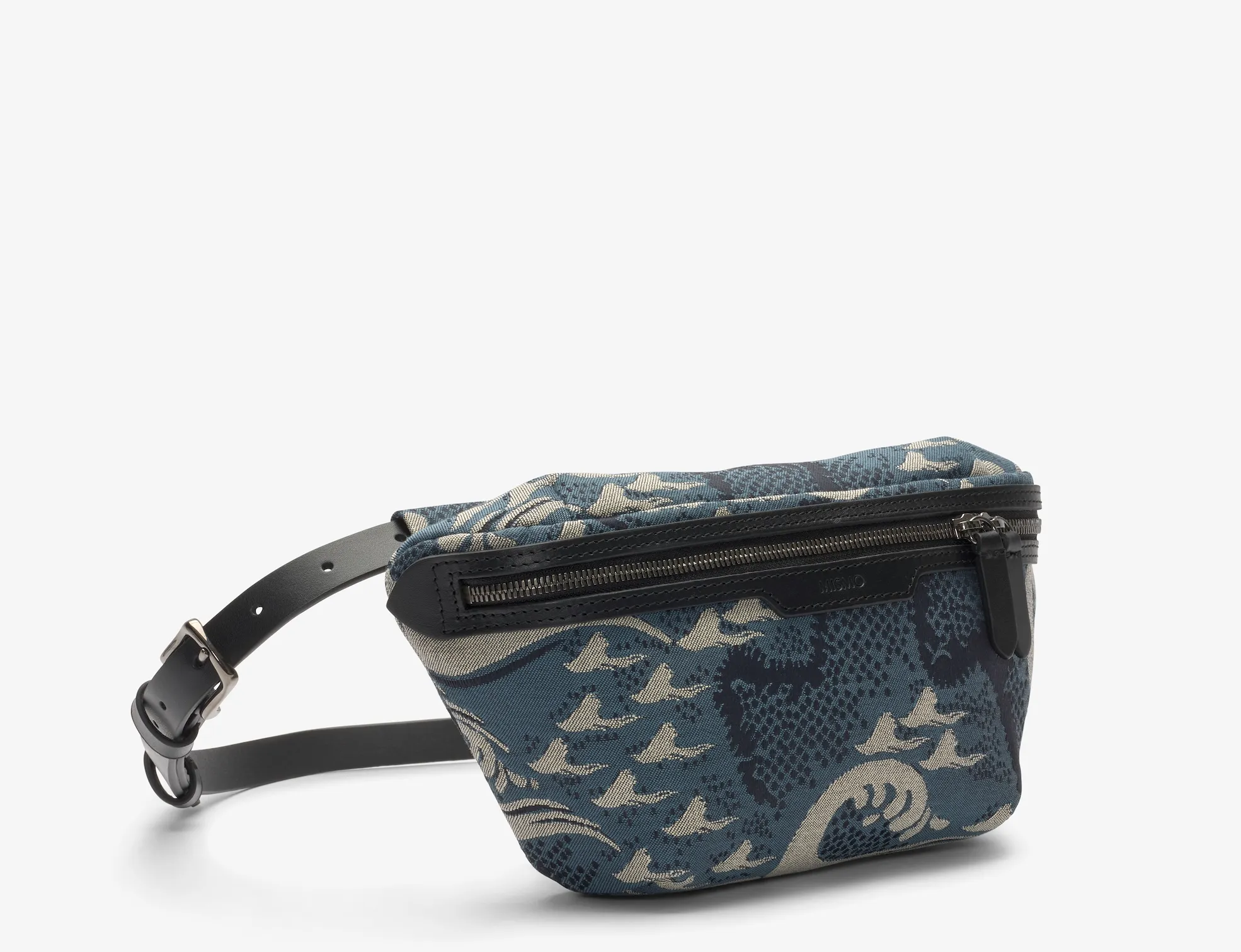 M/S Belt Bag - Ocean Jacquard/Black