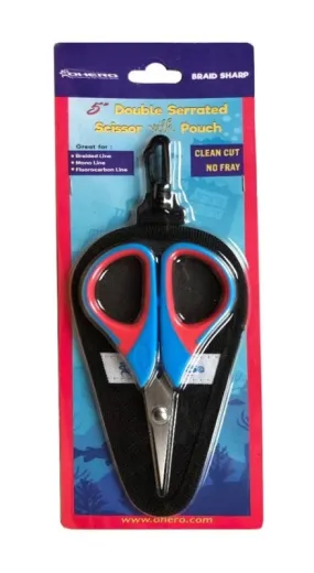 Ohero 5 Double Serrated Scissor with Pouch TTOHSC5503A