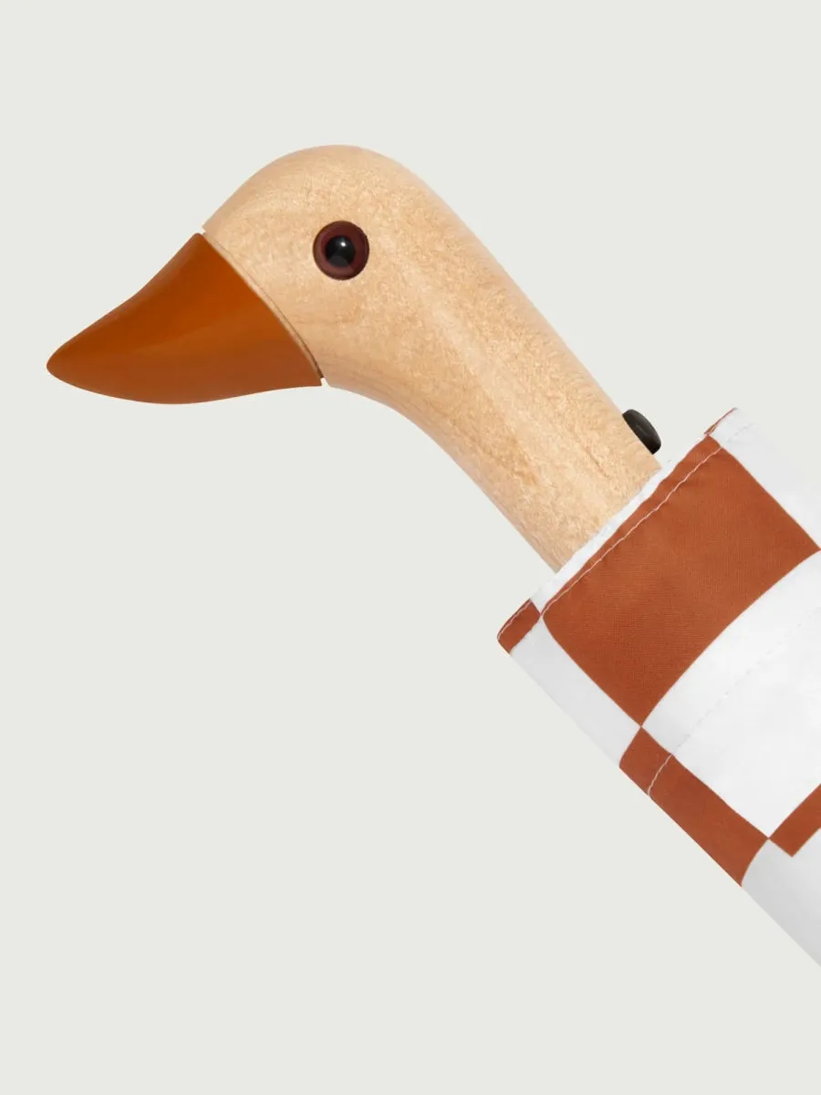 Original Duckhead Eco-Friendly Umbrella - Peanut Butter Checks