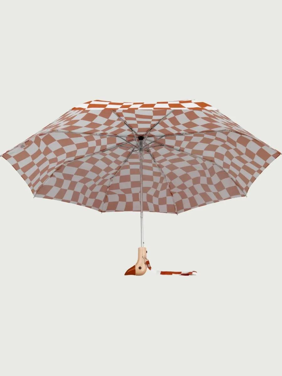 Original Duckhead Eco-Friendly Umbrella - Peanut Butter Checks