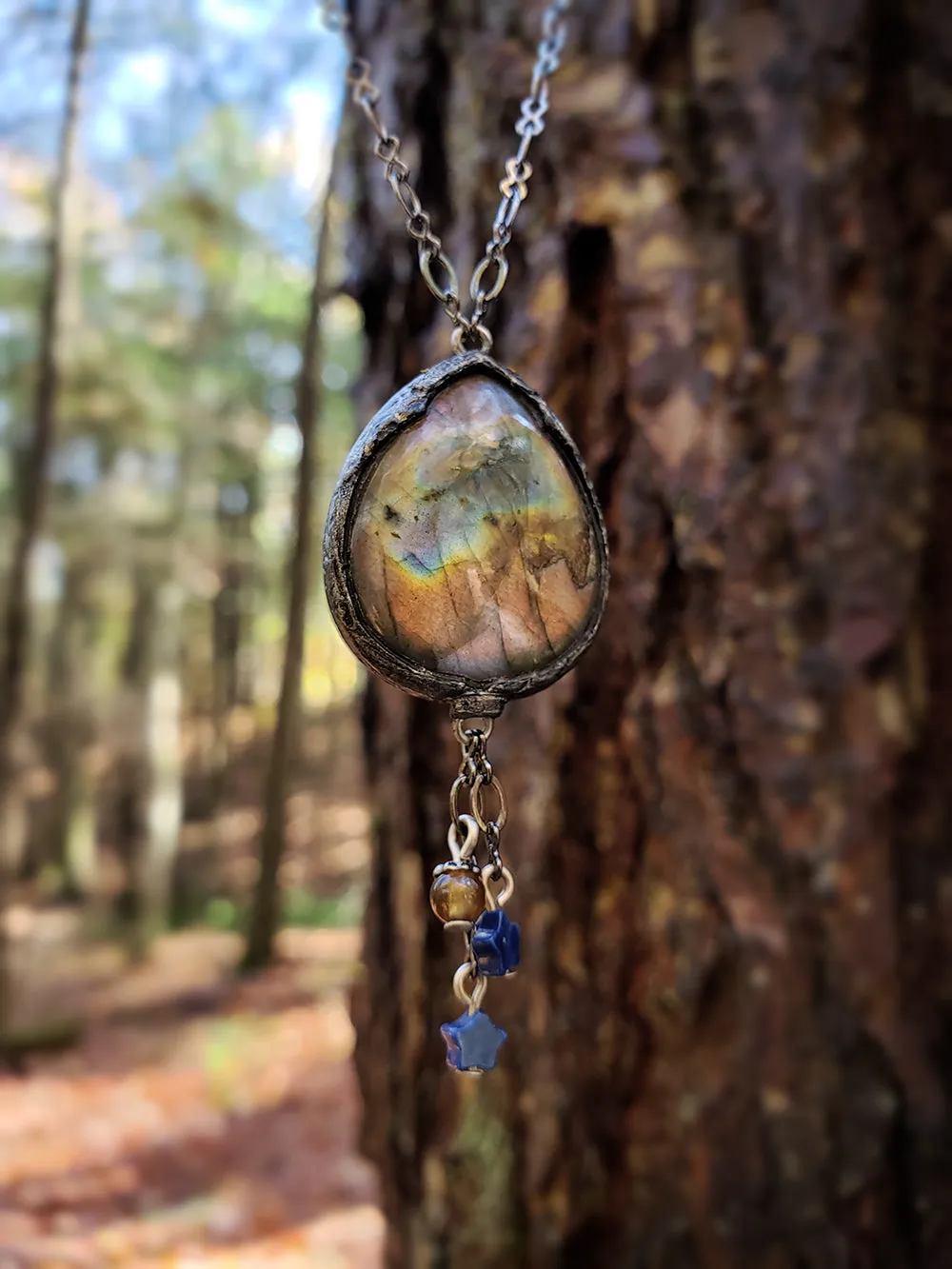 Orion's Arch ~ Labradorite Amulet