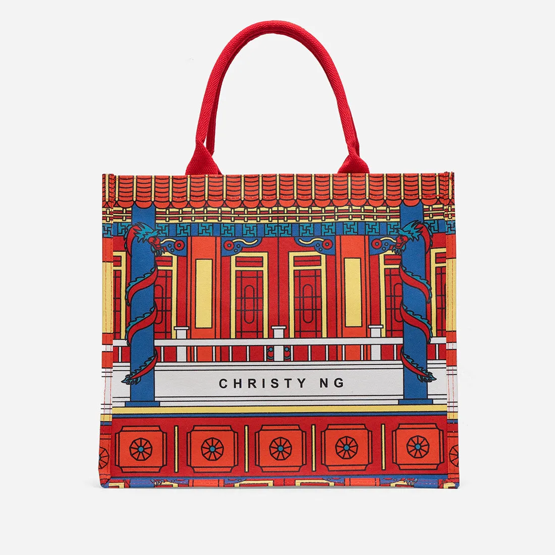 Palace Large Canvas Tote Bag