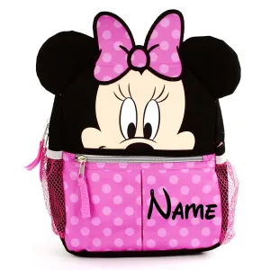 Personalized Minnie Mouse 10 Inch Mini Backpack with Harness