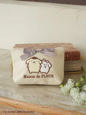 POMPOMPURIN and MACAROON x Maison de FLEUR Small Pouch