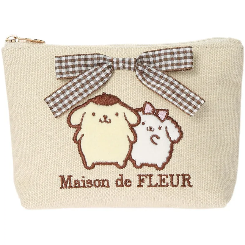 POMPOMPURIN and MACAROON x Maison de FLEUR Small Pouch