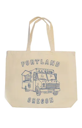 Portland Food Truck Jumbo Tote Bag