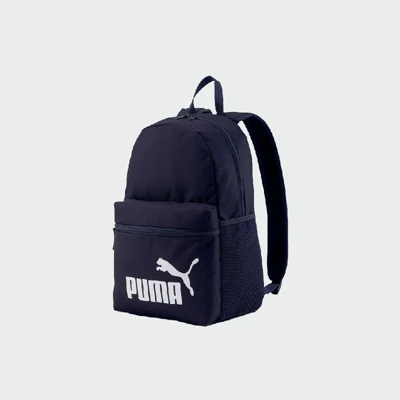 Puma Unisex Phase Backpack Blue/White _ 168334 _ Blue