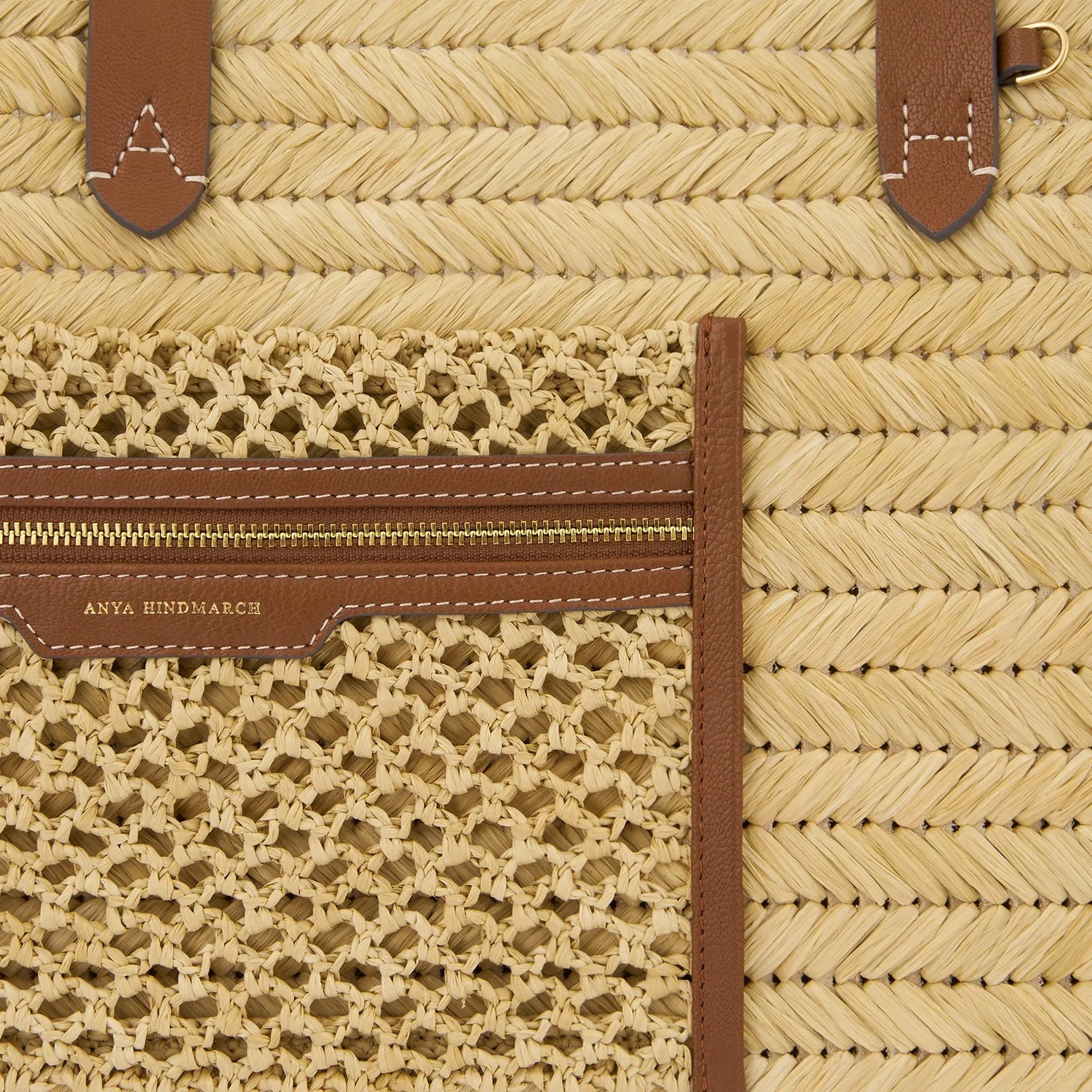 Raffia Pocket Tote