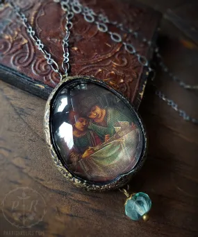 Music-Themed Pictorial Shrine Amulet for Readers