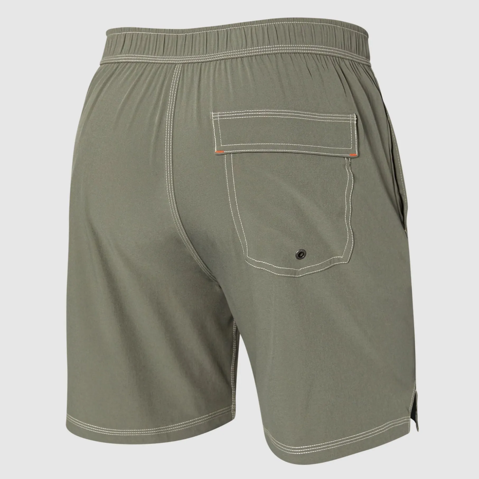 SAXX Oh Buoy Men's 5 Swim Trunks in Cargo Grey