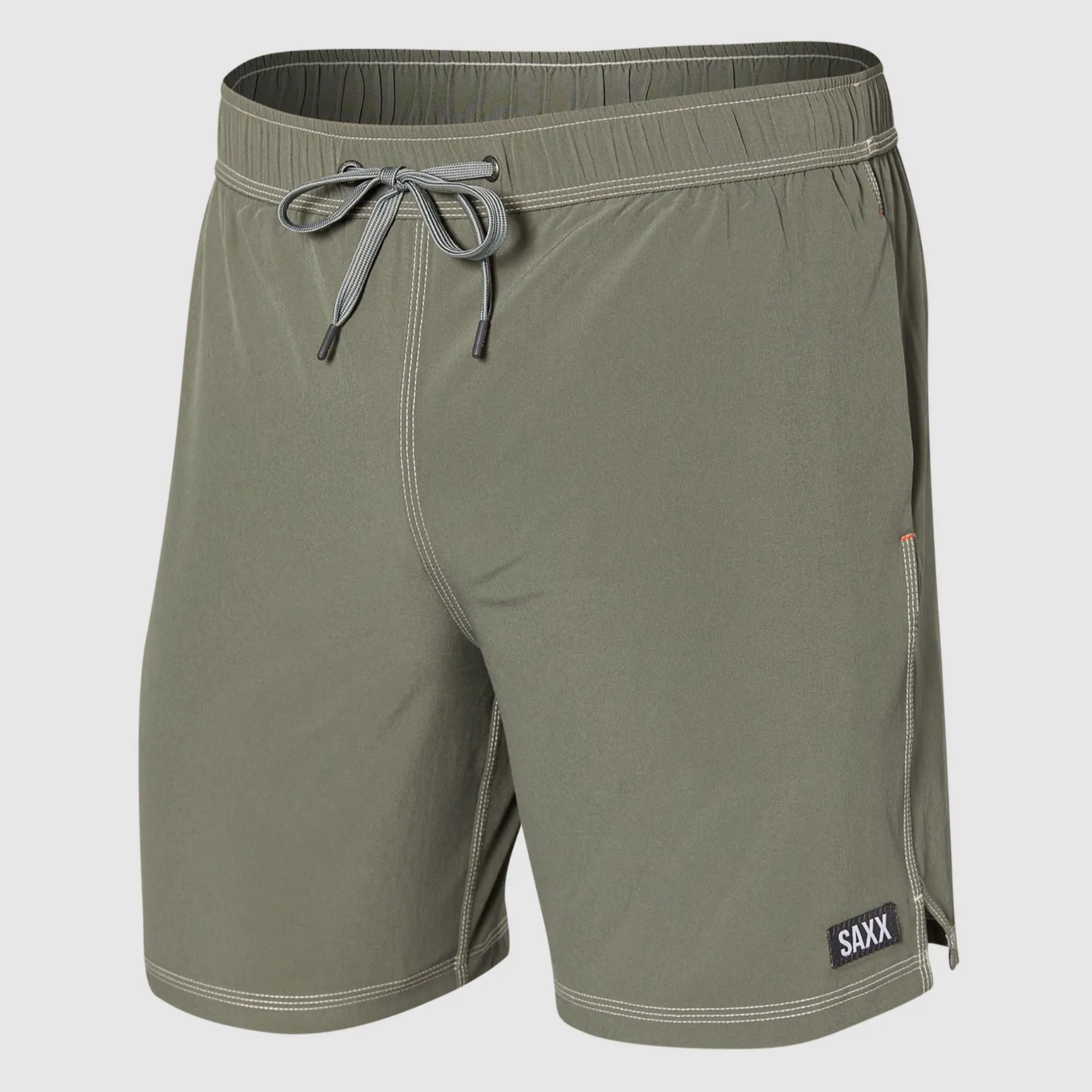 SAXX Oh Buoy Men's 5 Swim Trunks in Cargo Grey