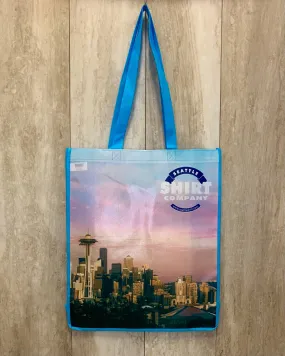 Seattle Sunset Skyline Tote Bag