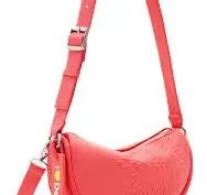 Sheffield Mini Moon Bag- Coral