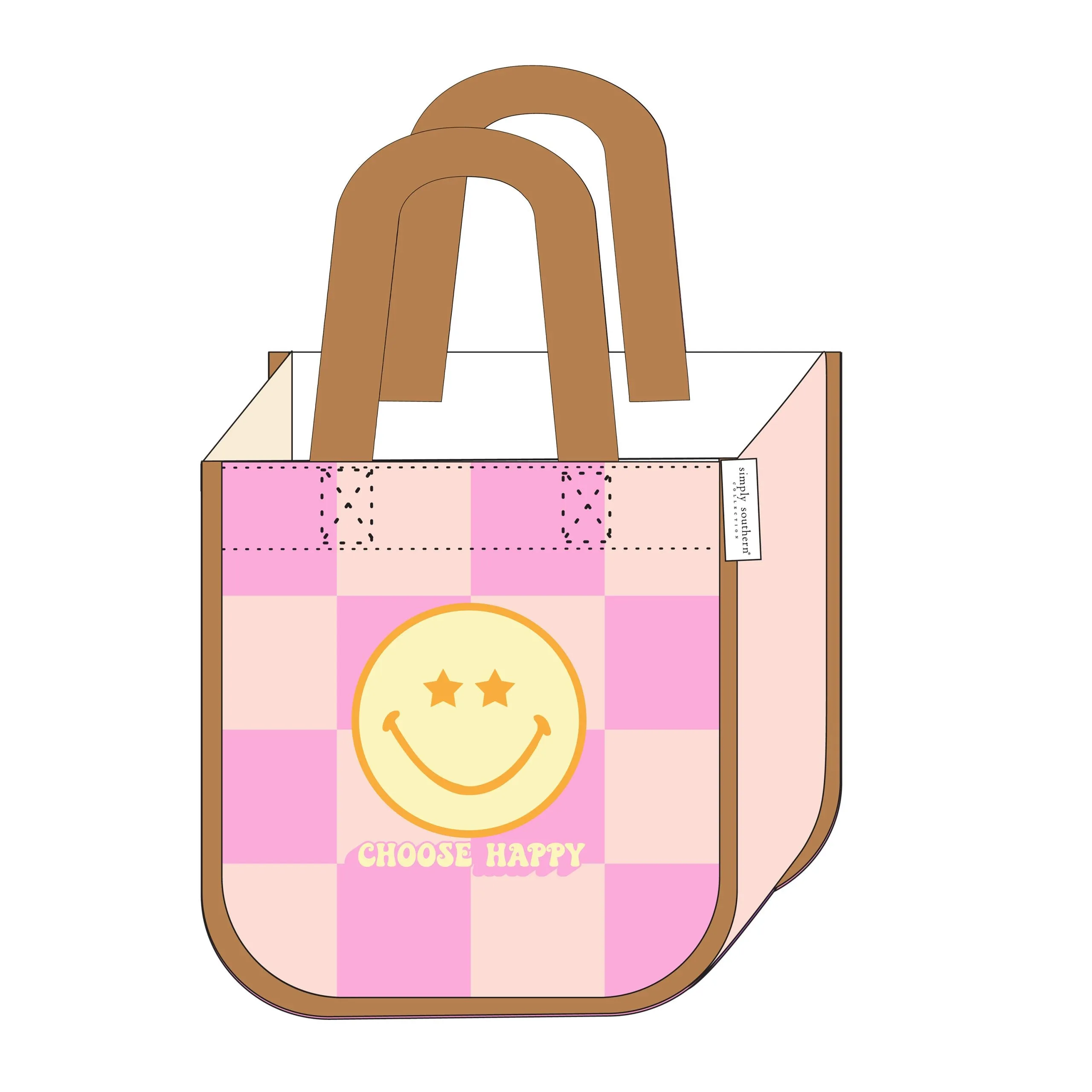 Small Simply Southern Eco Bag - Choose Happy