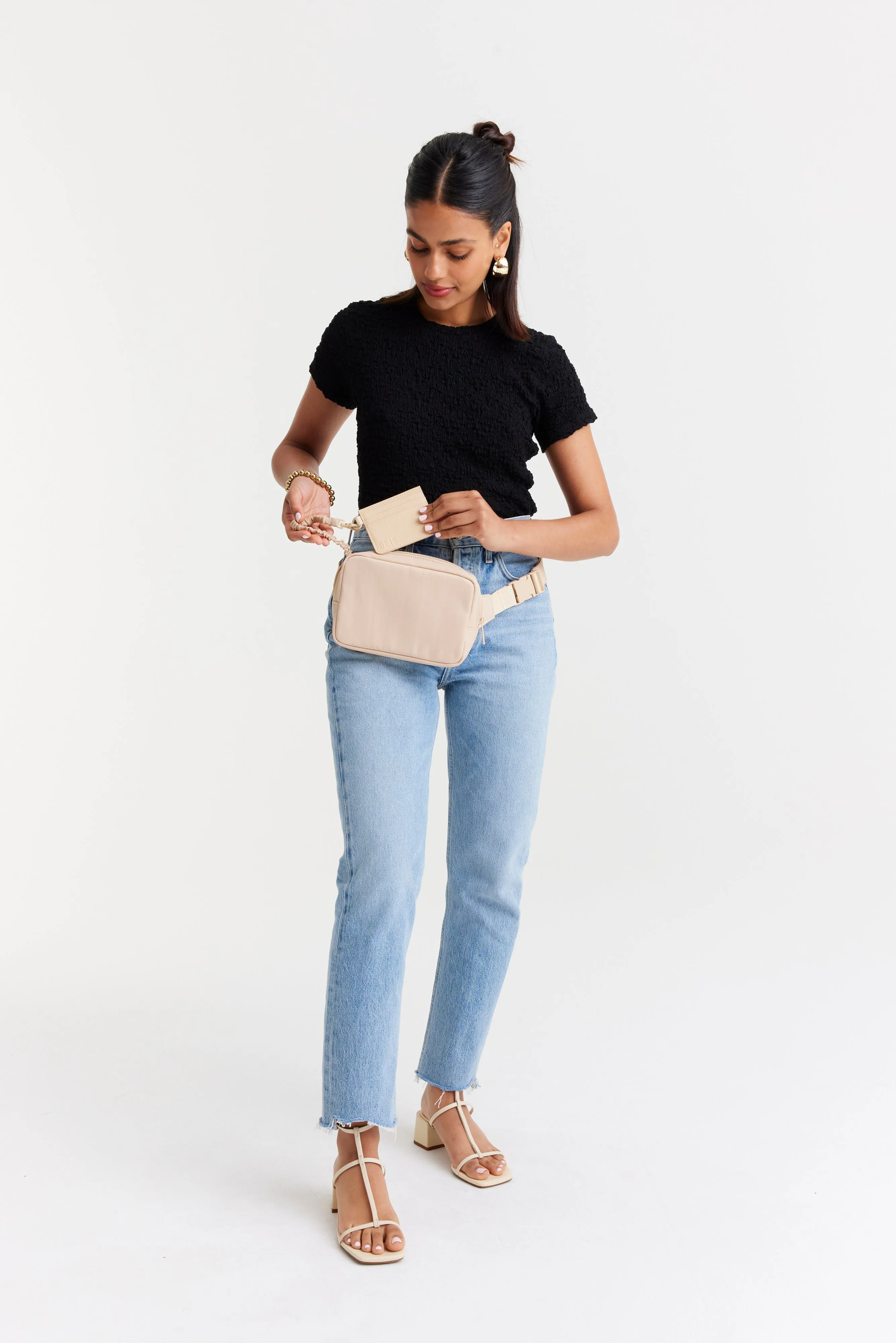 The Belt Bag in Beige