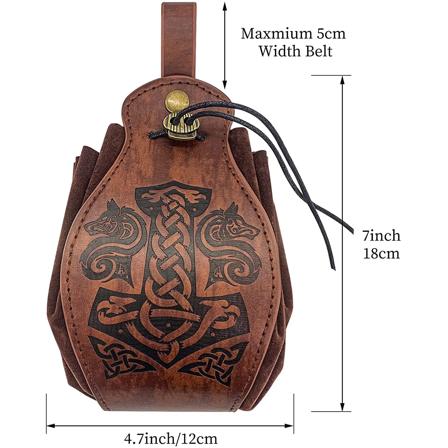 The Guild's Leather Dice Pouch & Tray