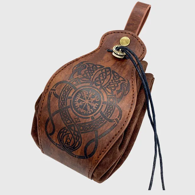 The Guild's Leather Dice Pouch & Tray