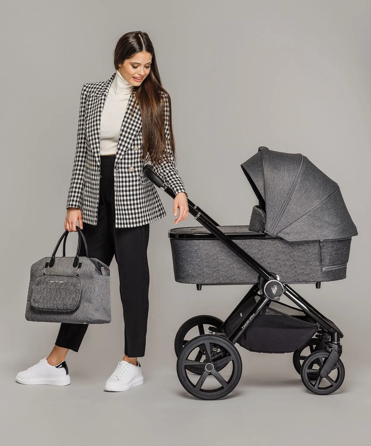 Venicci 3 in 1 Tinum UPLINE Cabriofix i-Size Travel System - Slate Grey