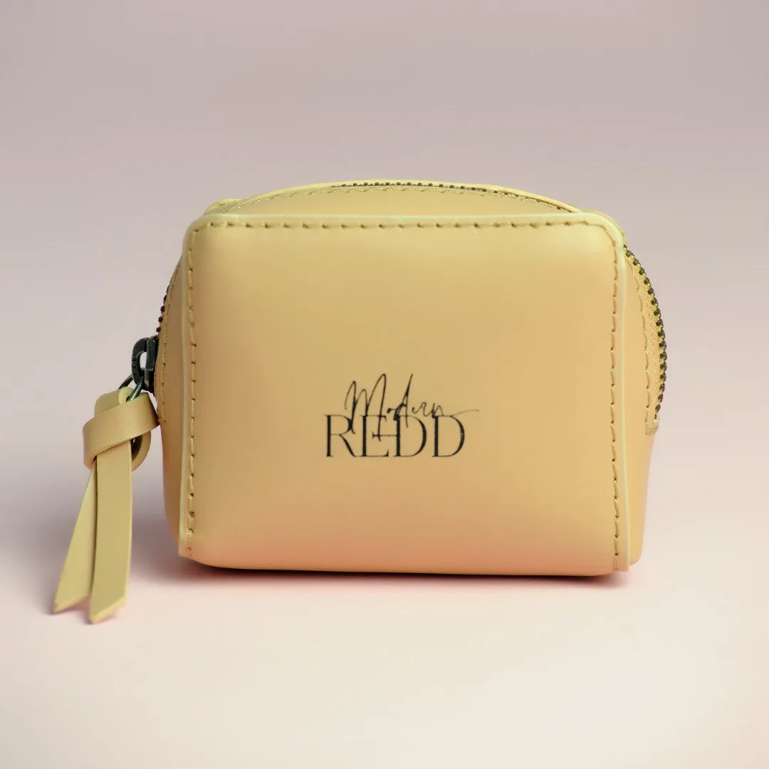 Vogue Redd Dru Blush Pink Mini Leather Pouch