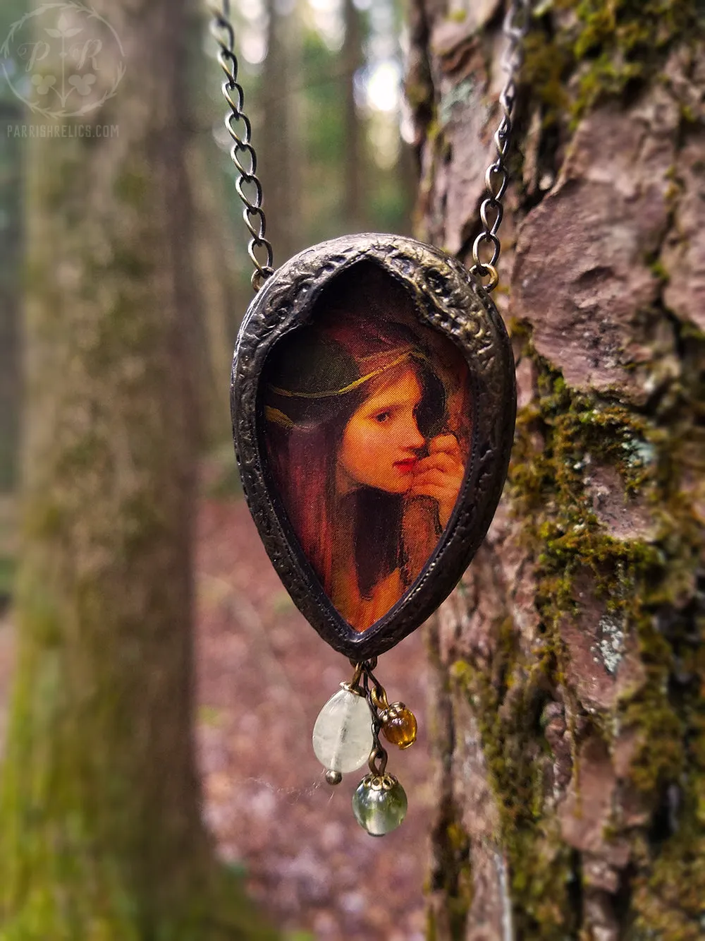 Waterhouse Naiad Arch ~ Pictorial Shrine Amulet