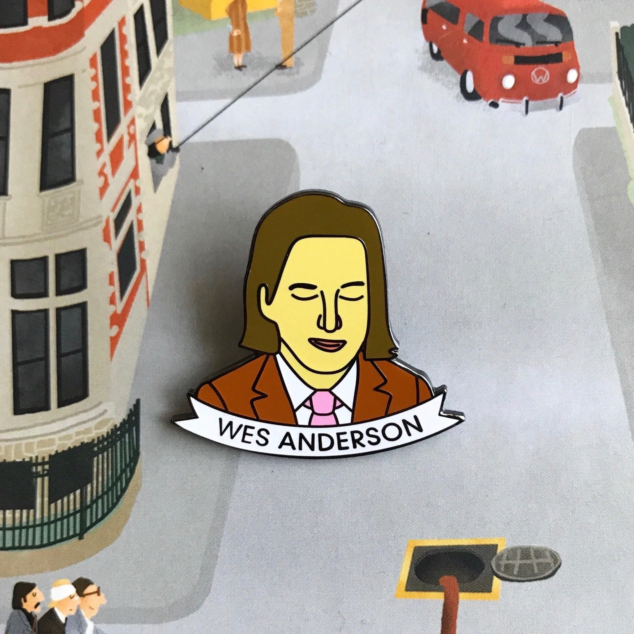 Wes Anderson Enamel Pin